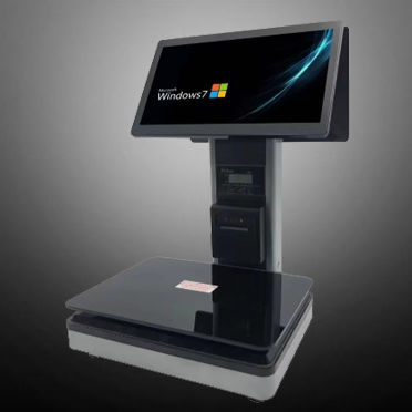 Весы с платформой - PC-S1601SW - Shenzhen Alwaypos Technology Ltd - электронный / с дисплеем LCD / с сенсорным экраном