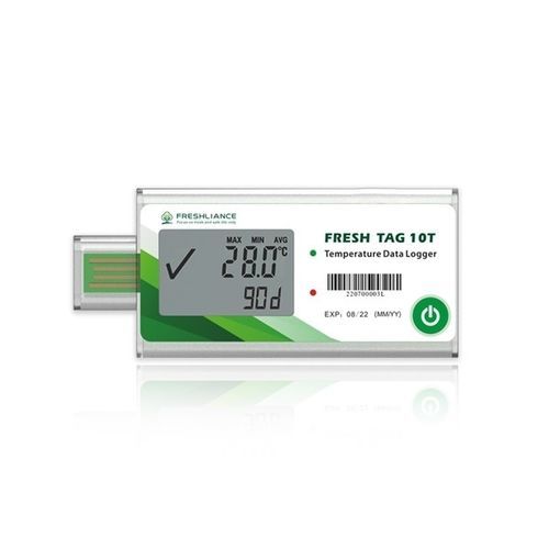 Регистратор данных для измерения температуры - Fresh Tag 10 T - Zhengzhou Freshliance Electronics Corp.,Ltd - USB / NTC / с дисплеем LCD