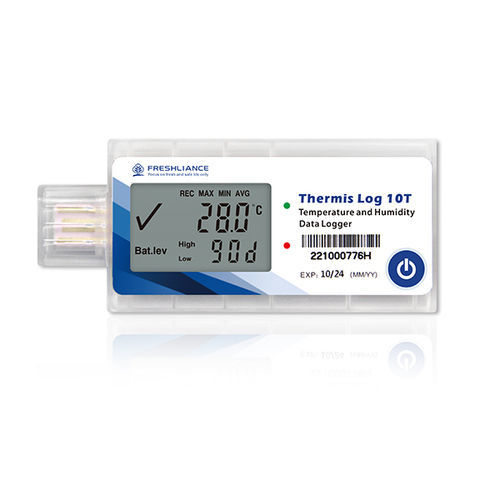 Регистратор данных для измерения температуры - Thermis Log 10T - Zhengzhou Freshliance Electronics Corp.,Ltd - USB / NTC / с дисплеем LCD