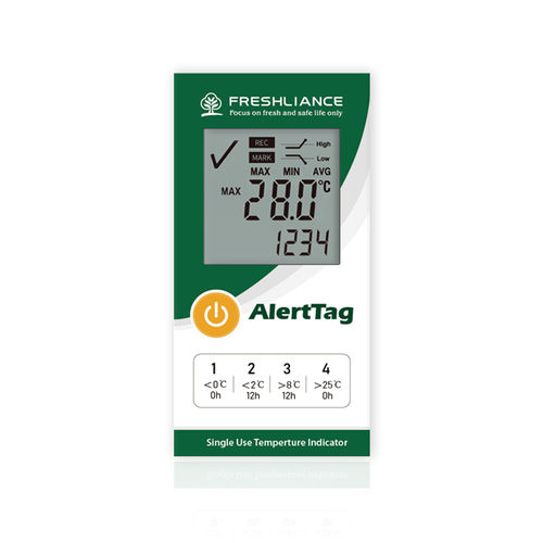 Индикатор и контроллер для измерения температуры - AlertTag T10 - Zhengzhou Freshliance Electronics Corp.,Ltd - ЖК-дисплей / переносной / с сигнализацией