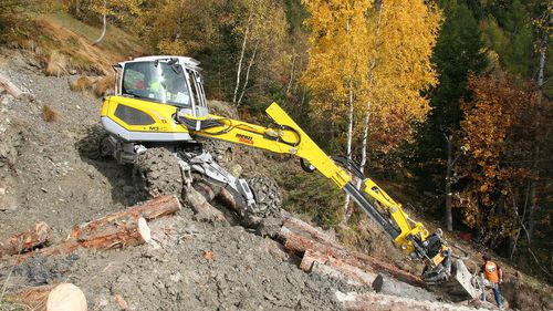 Промежуточный экскаватор - M340 - Menzimuck - колесный / дизельный / типа паук