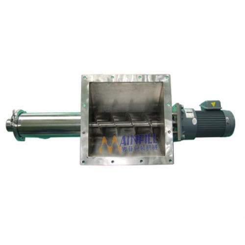 Одношнековое подающее устройство - MF-H1 series - JIAXING MAINFILL Packaging Machinery Co.,Ltd - горизонтальное / для конвейерной доставки