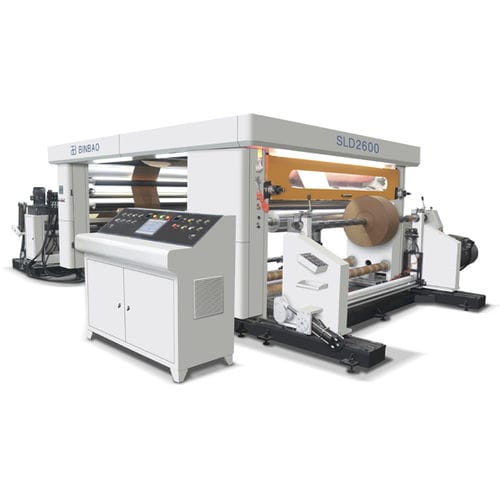 Устройство для наматывания / разматывания бумаги - SLD - Wenzhou Binbao Machinery - автоматическое / с роликами