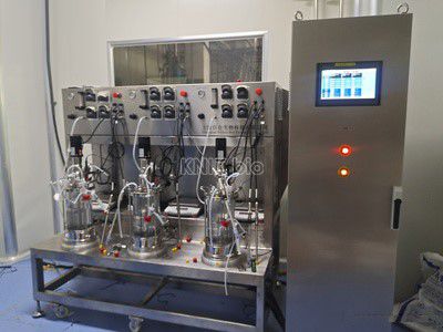 Биореактор / ферментер со смесительным резервуаром - KNIK-GJ-3 series - KNIK CO.,LTD. - для фармацевтической промышленности / параллельный / с магнитным смесителем