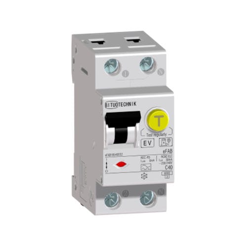 Дифференциальное дифференциальное устройство остаточного тока - eFAB RCBO - Bituo Technik - магнитно-термическое / управляемое дифференциальным током / замыкания на землю