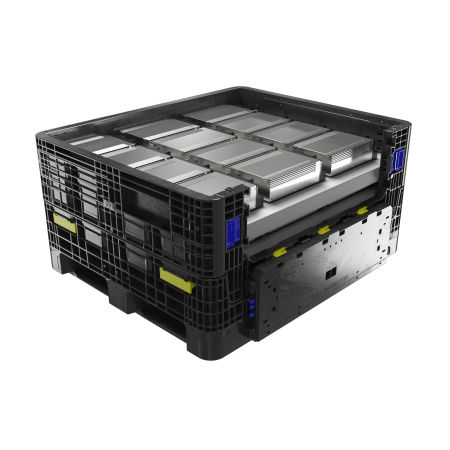 Ящик из пластика - IonPak®  - ORBIS Europe - транспортный / для защиты / штабелируемый