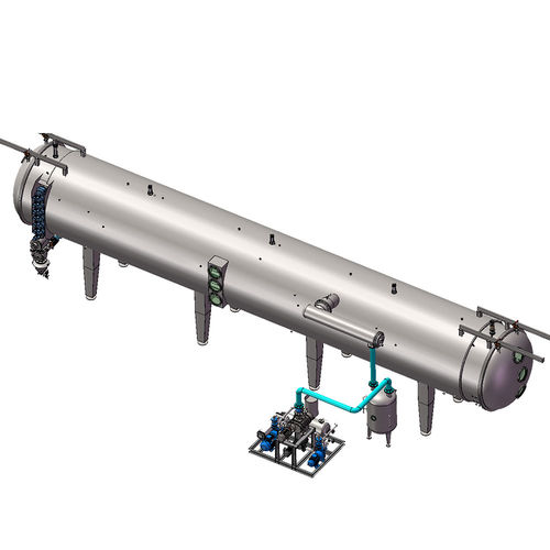 Вакуумный осушитель - Wenzhou Jinbang Light Ind Machinery Co., Ltd - перегретым паром / непрерывного действия / для пищевой промышленности