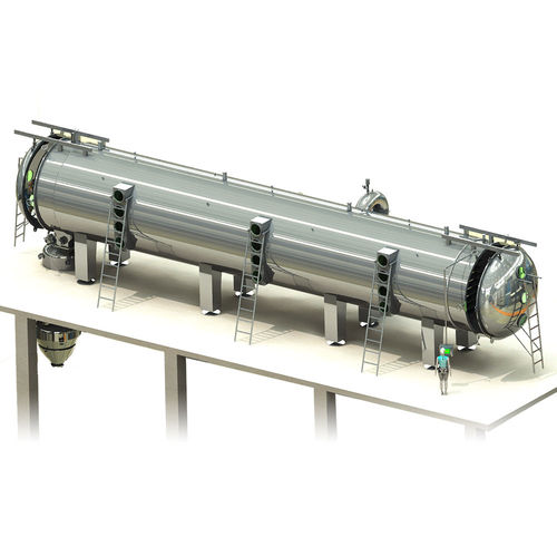 Вакуумный осушитель - Wenzhou Jinbang Light Ind Machinery Co., Ltd - с сухим воздухом / непрерывного действия / для пищевой промышленности