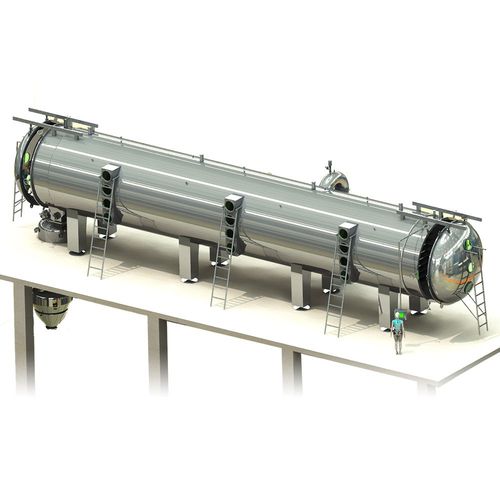 Осушитель с кипящим слоем - Wenzhou Jinbang Light Ind Machinery Co., Ltd - вакуумный / перегретым паром / непрерывного действия