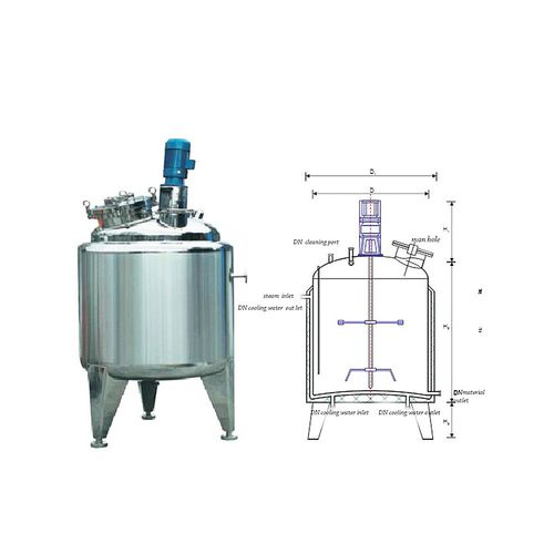 Резервуар смеси - Wenzhou Jinbang Light Ind Machinery Co., Ltd - для промышленности / изоляционный / многофункциональный