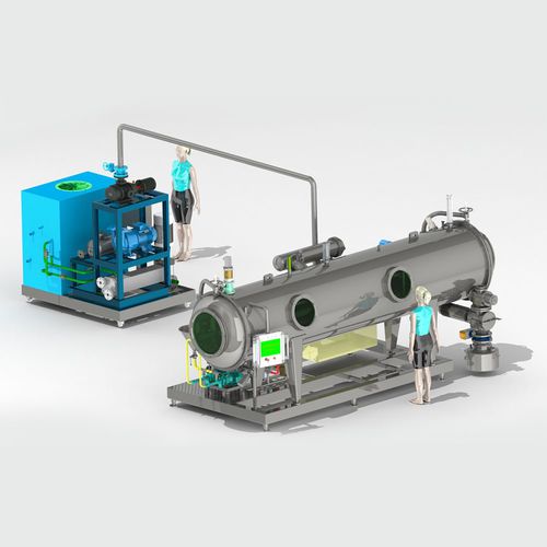 Вакуумный осушитель - Wenzhou Jinbang Light Ind Machinery Co., Ltd - непрерывного действия / для пищевой промышленности / для фармацевтической промышленности