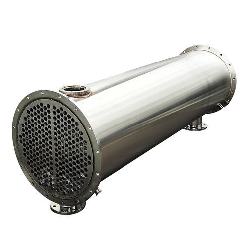 Теплообменник с трубами и каландром - Wenzhou Jinbang Light Ind Machinery Co., Ltd - жидкость/жидкость / из нержавеющей стали / высокого качества