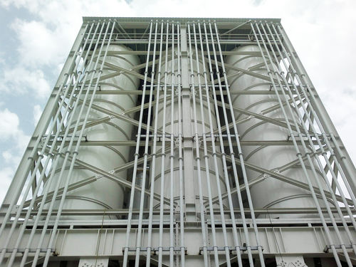 Производственная установка для строительства - TOWER DRYMIX - Varlik Makina Sanayi İç ve Dış Tic. A.Ş. - вертикальная