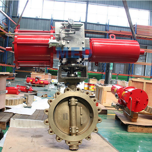 Клапан поворотный затвор - China MED Valve Co., Ltd. - пневматический / для воды / для химических продуктов