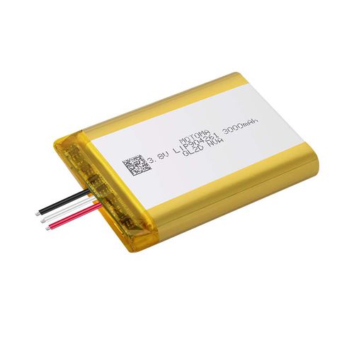 Литий-полимерный аккумулятор - LIP904261 - Shenzhen Motoma Power Co. Ltd - прямоугольный / 3 V / с высокой энергетической плотностью