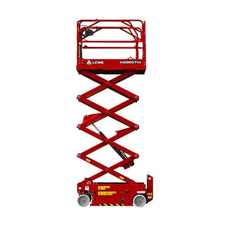 Мобильный ножничный подъемник - AS0607W - Lingong Group JinanHeavy Machinery Co., Ltd. - гидравлический / для использования в помещениях / для открытого пространства