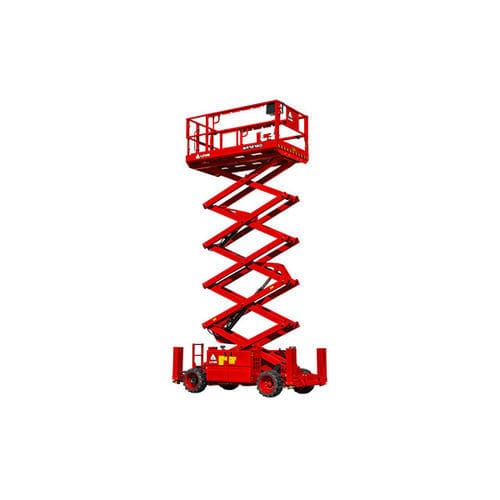 Мобильный ножничный подъемник - SR1218D - Lingong Group JinanHeavy Machinery Co., Ltd. - гидравлический / с дизельным двигателем / для внутреннего и внешнего пользования