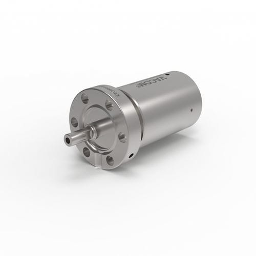 Поворотное соединение для вакуума - MTVC-R360-MC-CF16-PRO - VACOM - многозаходное / из нержавеющей стали / с фланцем