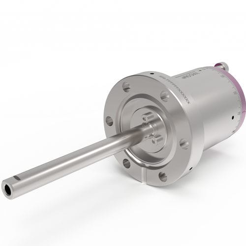 Поворотное соединение для вакуума - MTVC-R360-MC-CF40-EXTENDED - VACOM - многозаходное / из нержавеющей стали / с фланцем