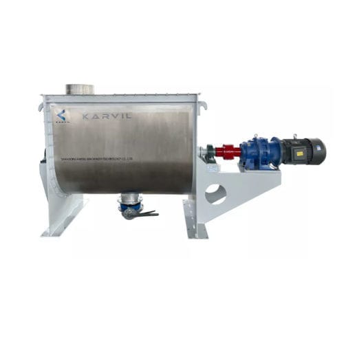 Мешалка с лентами - WLDH-1500 - Karvil Machinery - импульсного действия / для порошка / горизонтальная