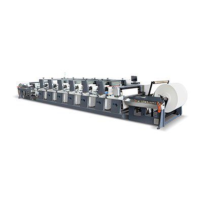 Линейный флексографическая печатная машина - WENZHOU FENGMING MACHINERY CO., LTD. - для картонных коробок / для бумажных мешков / сушка горячим воздухом