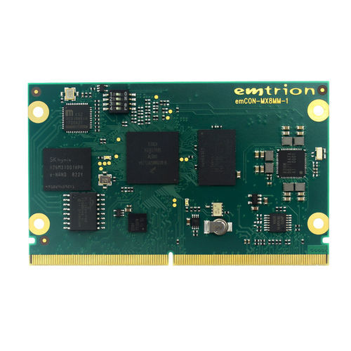 Компьютер на модуле NXP i.MX8M Mini - emCON-MX8M - emtrion GmbH - i.MX / Arm® Cortex®-A53 Quad-core / USB 2.0