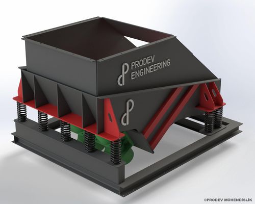 Вибрационное подающее устройство - PROFEED-V series - PRODEV MACHİNE - для сыпучих материалов / непрерывного действия