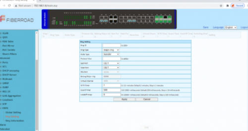Программное обеспечение для управления - FIRO WebGUI  - Fiberroad Technology - для контроля / для интерфейса / графическое