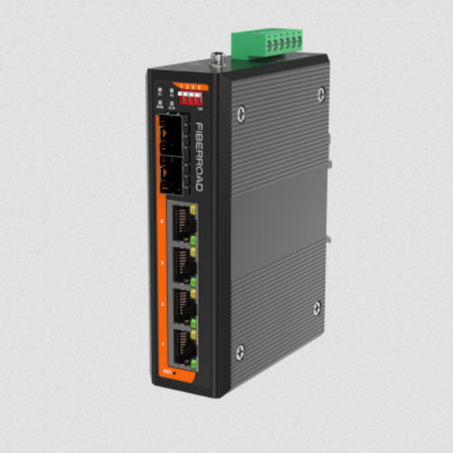 Управляемый коммутатор Ethernet - FR-7S3204 - Fiberroad Technology - 6 портов / на DIN-рейке / настенный