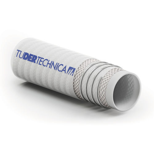 Гибкий шланг из силикона - TUSIL® BRIGHT - TUDERTECHNICA - TUBIGOMMA DEREGIBUS SRL - для продуктов питания / для химических продуктов / для аспирации