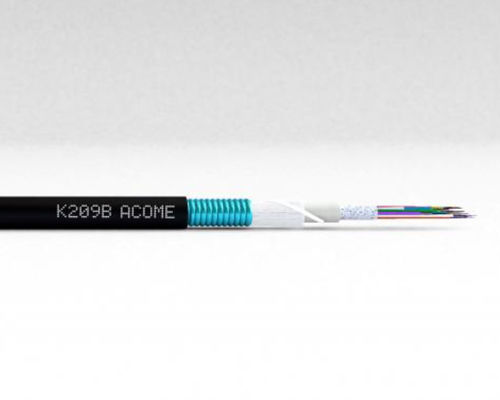 Оптический кабель для передачи данных - K209 - Acome - бронированный / многоволоконный / без галогенов