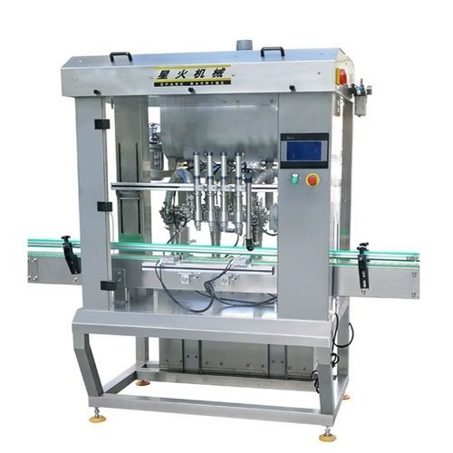 Наполнительная машина с 4-мя головками - XH-600P - Spark Packaging Machines - автоматическая / для бутылок / шпуля