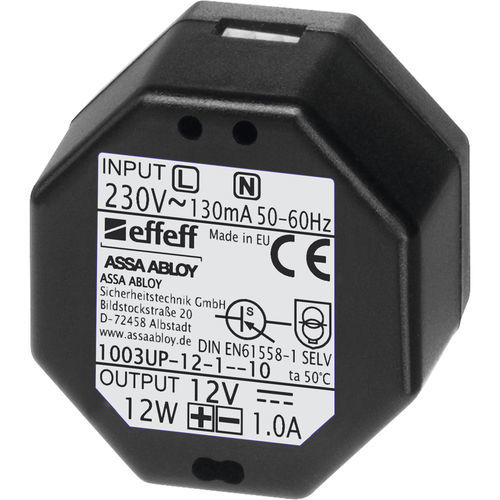 Источник электропитания на DIN-рейке - 1003 - effeff - AC/DC / с одним выходом / монофазовый