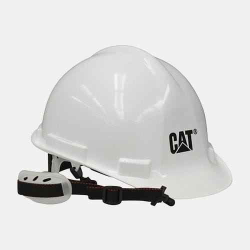 Строительная каска - CAT019670 - Caterpillar workwear - белая
