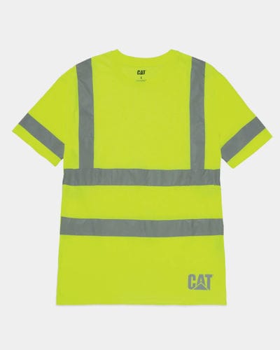 Рабочая футболка - 151045 series - Caterpillar workwear - высокая видимость / из полиэстера / для строительных работ