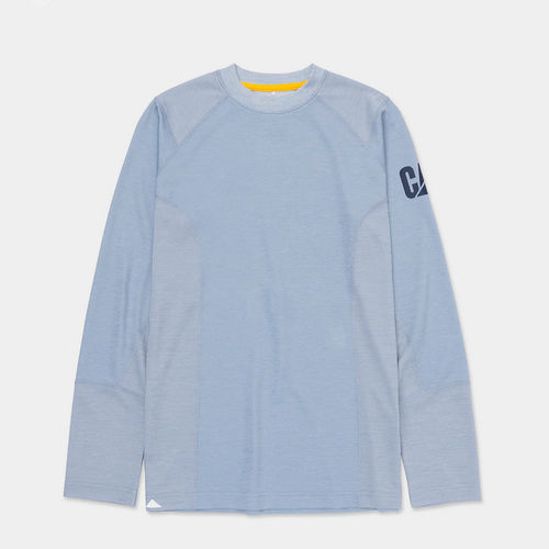 Рабочая футболка - 1010228 series  - Caterpillar workwear - из полиэстера / для женщин / синяя