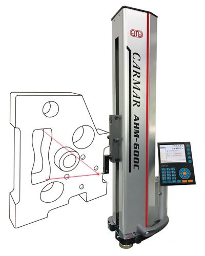 Вертикальный длиномер с цифровым индикатором - AHM series - CARMAR ACCURACY CO., LTD. - электронный