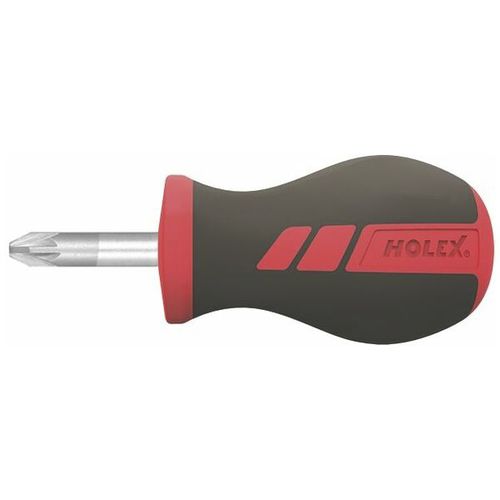 Отвертка Pozidriv - 668476 - HOLEX - с короткой ручкой / из стали
