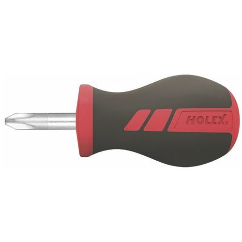 Отвертка Phillips - 668471 - HOLEX - с короткой ручкой / из стали