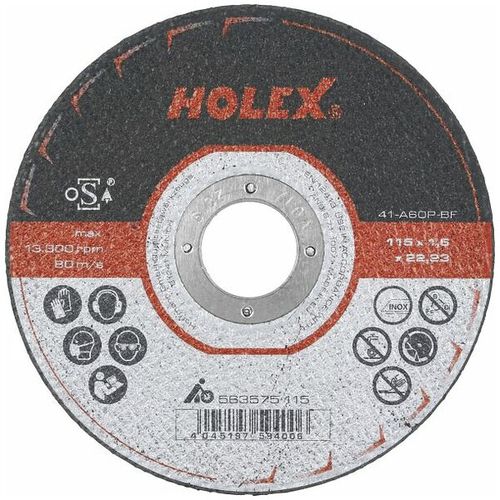 Режущий круг для нержавеющей стали - 563575 - HOLEX - из стали / тонкий