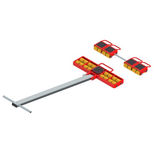 Передвижной ползун для высокой нагрузки - ECO-Skate MINI (PU) M50L + M50S 10to - HTS Hydraulische Transportsysteme GmbH - транспортный / с ручным управлением / ротационный
