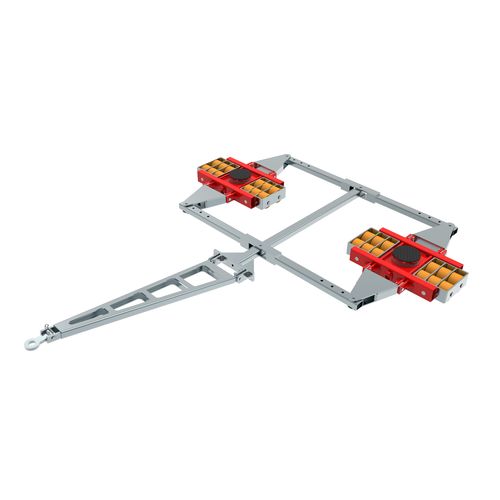 Передвижной ползун для высокой нагрузки - ECO-Skate DUO XL X48D 48to - HTS Hydraulische Transportsysteme GmbH - транспортный / для нагрузки на 4 точки