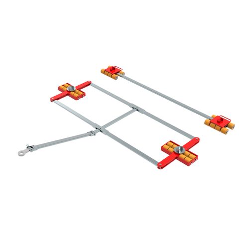 Передвижной ползун для высокой нагрузки - ECO-Skate ISOCON IC120D + IC120S 24to - HTS Hydraulische Transportsysteme GmbH - транспортный / для контейнера / для нагрузки на 4 точки