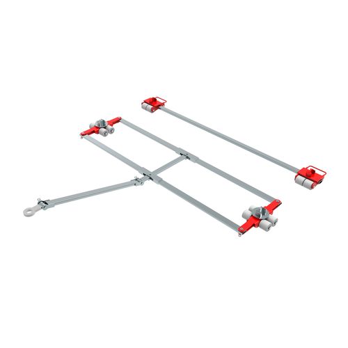 Передвижной ползун для высокой нагрузки - ECO-Skate ISOCON ICN80D + ICN80S 16to - HTS Hydraulische Transportsysteme GmbH - транспортный / для контейнера / для нагрузки на 4 точки