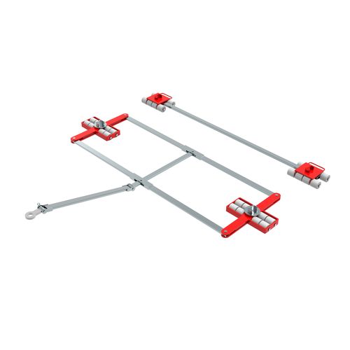 Передвижной ползун для высокой нагрузки - ECO-Skate ISOCON ICN160D + ICN160S 32to - HTS Hydraulische Transportsysteme GmbH - транспортный / для контейнера / для нагрузки на 4 точки