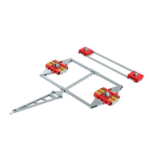 Передвижной ползун для высокой нагрузки - ECO-Skate ISOCON ICX32D + ICX32S 64to  - HTS Hydraulische Transportsysteme GmbH - транспортный / для контейнера / для нагрузки на 4 точки