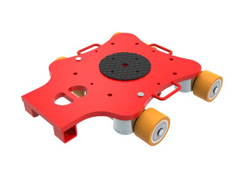 Ротационный передвижной ползун - ECO-Skate ROTOflex XL (PU) RFX10 10to - HTS Hydraulische Transportsysteme GmbH - для высокой нагрузки / транспортный / 360°