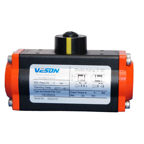 Пневматический привод для клапана - VS-052DA - pneumaticairactuator.com - поворотный / поршневый / двойного действия