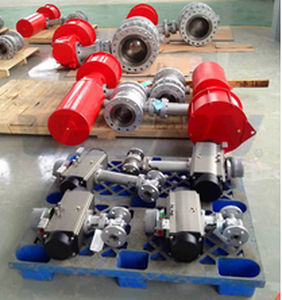Пневматический привод для клапана - VSF - pneumaticairactuator.com - поворотный / система «рукоятка — рамка» / простого действия