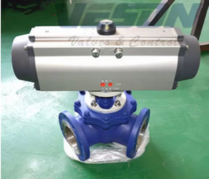 Пневматический привод для клапана - VS-105DA-3P - pneumaticairactuator.com - поворотный / двойного действия / с тремя положениями